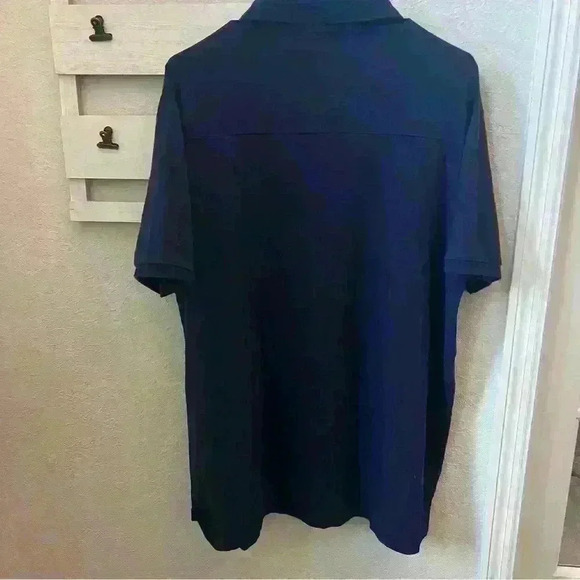 Platini 2XL Navy Rhinestone Polo - Picture 4 of 7